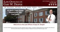 Desktop Screenshot of desperlaw.com