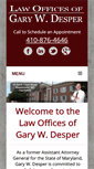 Mobile Screenshot of desperlaw.com